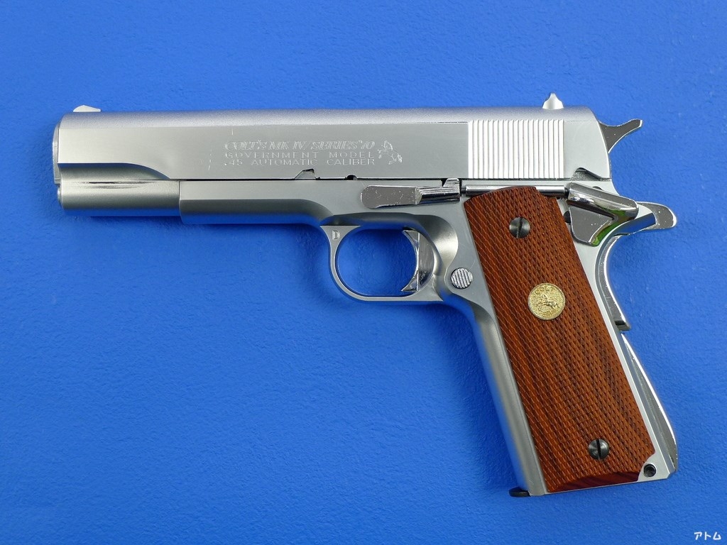 質重視MGC GM5 ABSシルバーメッキモデルガン COLT コルト ゴールドカップ ナショナルマッチ 1911 モデルガン