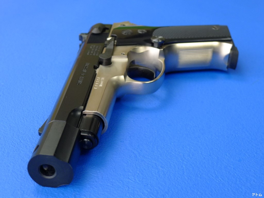 MGC S&W M59 コンペンセイターカスタム フレームシルバー / アトム 