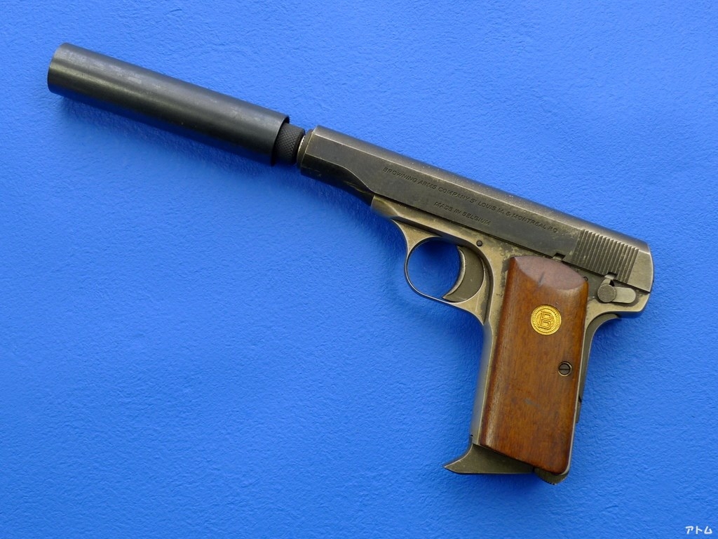 非売品】コクサイ ブローニング M1910 メタルフィニッシュ 木グリ付き / アトム | 中古モデルガンの販売店（絶版パーツとカートリッジ）