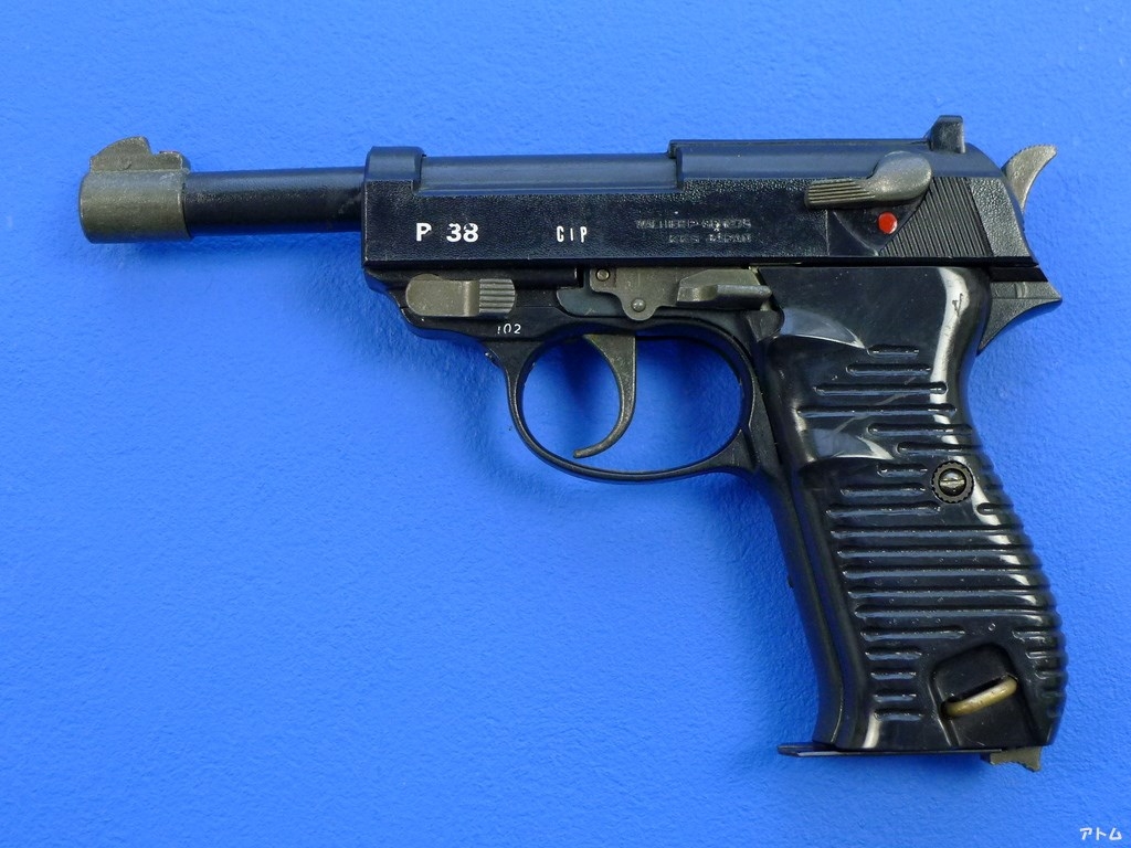 ジャンク　Walther P38 モデルガン プラスチック KKS 小茂田商店